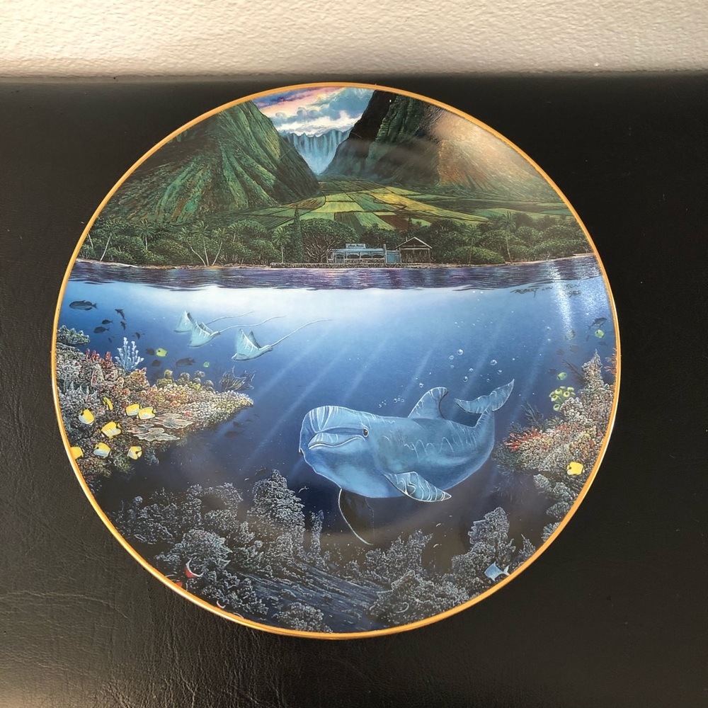Collection plate #UNDERWATER PARADISE